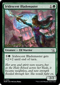 Magic: The Gathering Single - March of the Machine - Iridescent Blademaster (Foil) - Common/0195 - Lightly Played