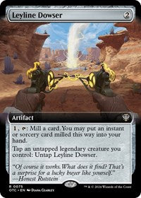 Magic: The Gathering Single - Commander: Outlaws of Thunder Junction - Leyline Dowser (Extended Art) - Rare/0075 - Lightly Played
