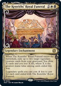 Magic: The Gathering Single - March of the Machine: The Aftermath - The Kenriths' Royal Funeral (Showcase) (Foil) - Rare/0084 - Lightly Played