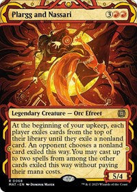 Magic: The Gathering Single - March of the Machine: The Aftermath - Plargg and Nassari (Showcase) (Foil) - Rare/0068 - Lightly Played