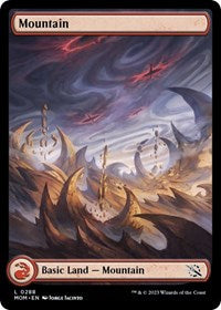 Magic: The Gathering Single - March of the Machine - Mountain (0288) (Foil) - Land/0288 - Lightly Played