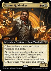 Magic: The Gathering Single - Commander: Outlaws of Thunder Junction - Vihaan, Goldwaker (Extended Art) - FOIL Mythic/0044 - Lightly Played