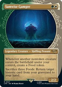 Magic: The Gathering Single - Universes Beyond: The Lord of the Rings: Tales of Middle-earth - Samwise Gamgee (Showcase) (Foil) - Rare/0327 - Lightly Played