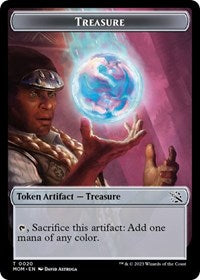 Magic: The Gathering Single - March of the Machine - Treasure Token (0020) - Token/0020 - Lightly Played