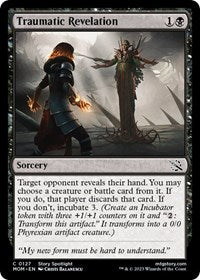 Magic: The Gathering Single - March of the Machine - Traumatic Revelation (Foil) - Common/0127 - Lightly Played