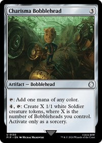 Magic: The Gathering Single - Universes Beyond: Fallout - Charisma Bobblehead - FOIL Uncommon/0130 Lightly Played