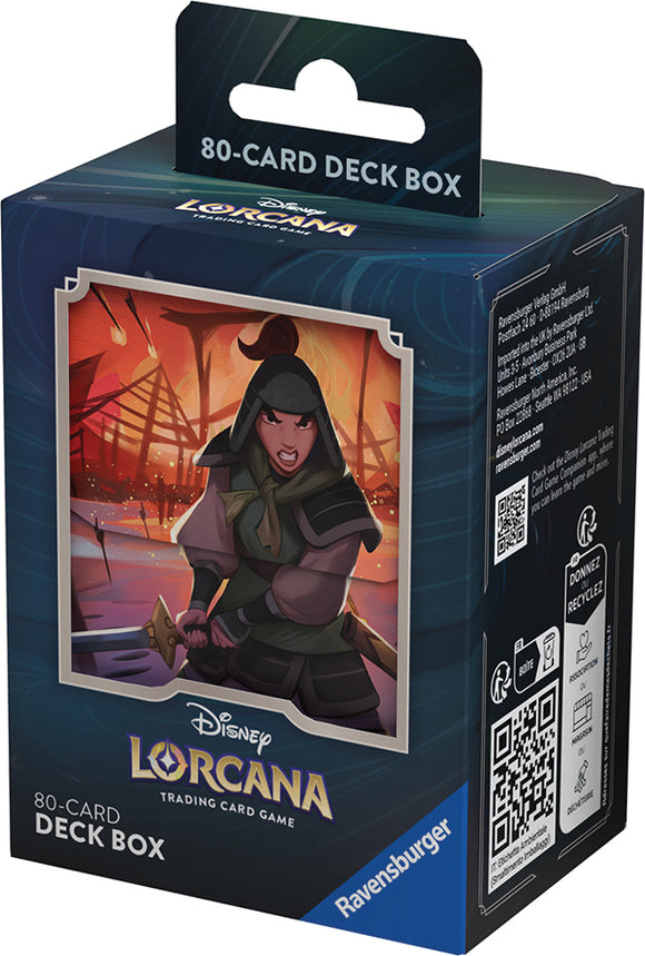 Disney Lorcana TCG: Rise of the Floodborn Deck Box - Mulan