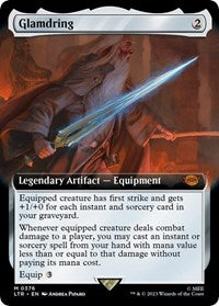 Magic: The Gathering Single - Universes Beyond: The Lord of the Rings: Tales of Middle-earth - Glamdring (Extended Art) - Mythic/0376 - Lightly Played