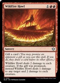 Magic: The Gathering Single - Bloomburrow - Wildfire Howl - FOIL Uncommon/0162 - Lightly Played