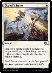 Magic: The Gathering Single - March of the Machine - Elspeth's Smite - Uncommon/0013 - Lightly Played