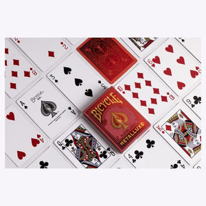 BICYCLE PLAYING CARDS: METALLUXE RED