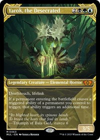 Magic: The Gathering Single - March of the Machine: Multiverse Legends - Yarok, the Desecrated - Mythic/0063 - Lightly Played