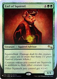 Magic: The Gathering - The List - Unstable - Earl of Squirrel - FOIL Rare/108 Lightly Played