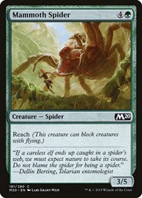 Magic: The Gathering - Core Set 2020 - Mammoth Spider Common/181 Lightly Played