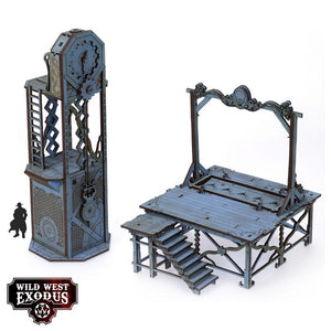 Wild West Exodus: Red Oak Gallows and Clock Tower