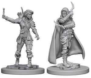 Pathfinder Deep Cuts Unpainted Miniatures: W1 Human Female Rogue