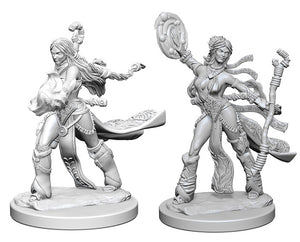 Pathfinder Deep Cuts Unpainted Miniatures: W1 Human Female Sorcerer