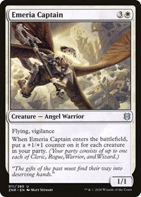 Magic: The Gathering Single - Zendikar Rising - Emeria Captain Uncommon/011 Lightly Played