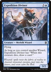 Magic: The Gathering Single - Zendikar Rising - Expedition Diviner Common/057 Lightly Played