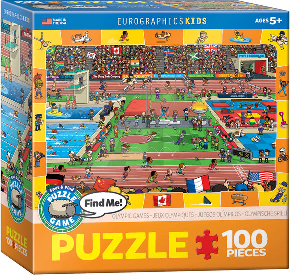 EuroGraphics Spot & Find Olympics 100-Piece Puzzle