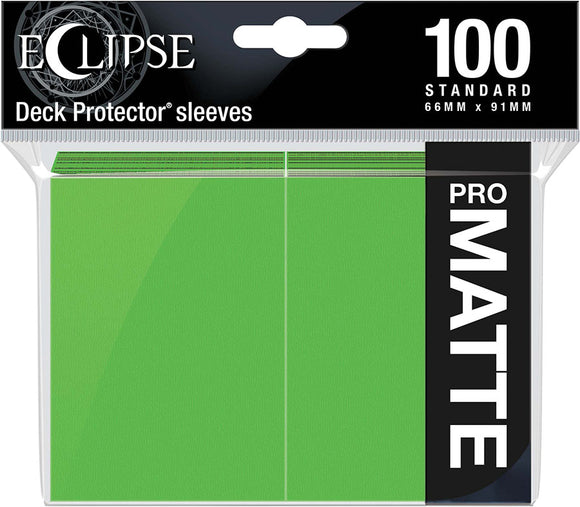 Deck Protectors: Pro-Matte- Eclipse Lime Green (100 count)