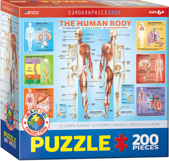 EuroGraphics The Human Body 200-Piece Puzzle