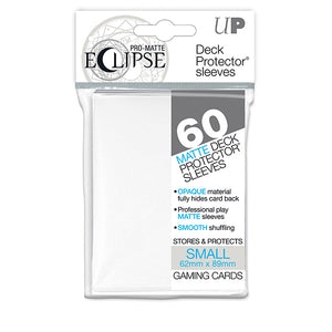 UPR85268  -  Deck Protectors: Pro-Matte Small- Eclipse White (60 count)