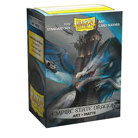 Dragon Shield Sleeves: Standard- Matte ‘Empire State Dragon’ Art, Limited Edition (100 ct.)