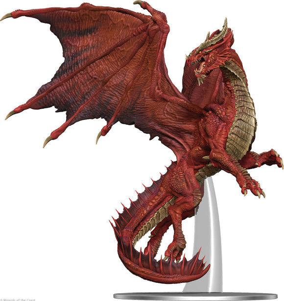 Dungeons & Dragons Fantasy Miniatures: Icons of the Realms - Adult Red Dragon Premium Figure