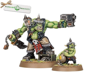 Warhammer 40,000 - Orks - Commemorative Series - Gorzag Gitstompa and Nikkit