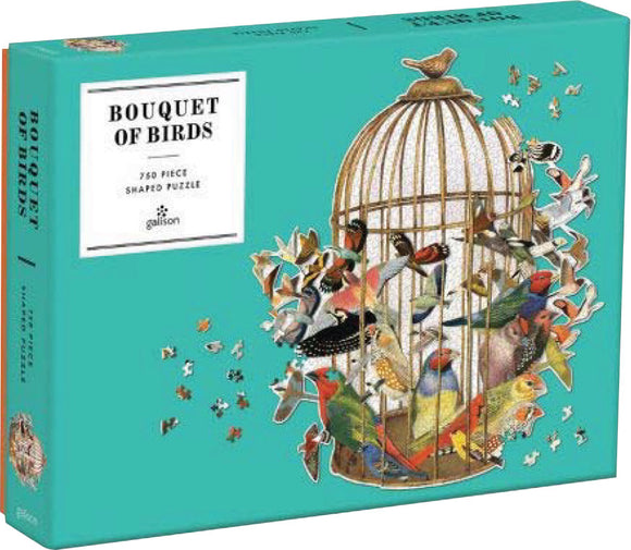 Bouquet of Birds Shaped Puzzle (750 Piece)