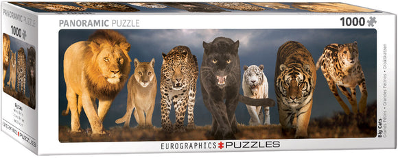EuroGraphics Big Cats 1000-Piece Puzzle