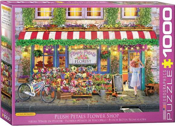 EuroGraphics Plush Petals Florist 1000-Piece Puzzle