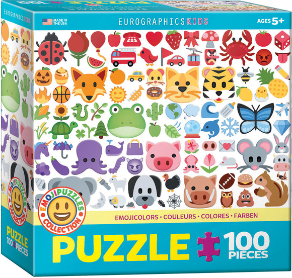 EuroGraphics Emoji Colors 100-Piece Puzzle