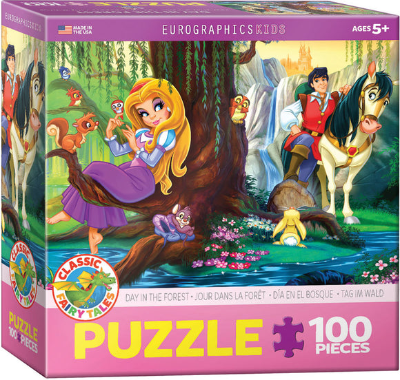 EuroGraphics Day in the Forest 100-Piece Puzzle