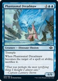 Magic: The Gathering - Modern Horizons 2 - Phantasmal Dreadmaw Common/055 Lightly Played