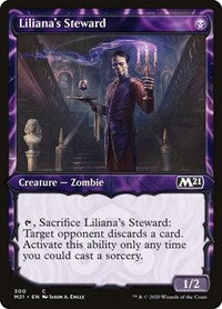 Magic: The Gathering - Core Set 2021 - Liliana's Steward FOIL Common/300 Lightly Played