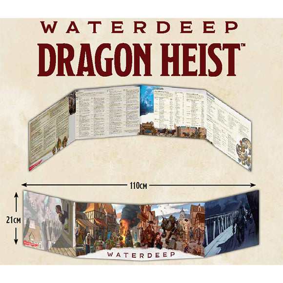 D&D 5th Edition: DM Screen- Waterdeep Dragon Heist