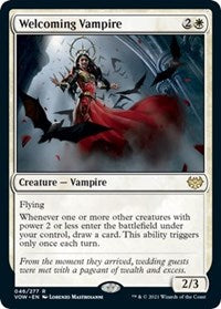 Magic: The Gathering - Innistrad: Crimson Vow - Welcoming Vampire Rare/046 Lightly Played