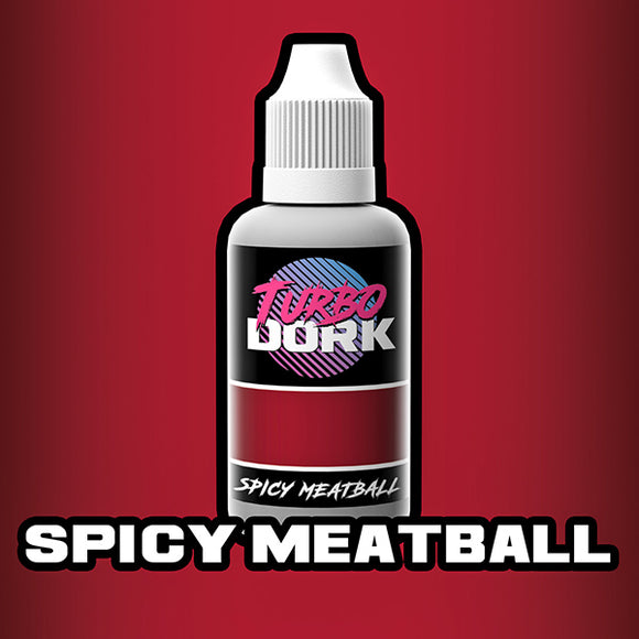 Paint: Metallic Acrylic- Spicy Meatball, 20ml.