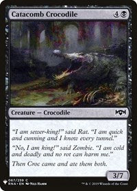 Magic: The Gathering Single - The List - Ravnica Allegiance - Catacomb Crocodile - Common/067 Lightly Played