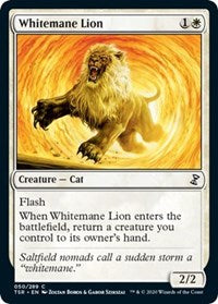 Magic: The Gathering - Time Spiral: Remastered - Whitemane Lion Common/050 Lightly Played