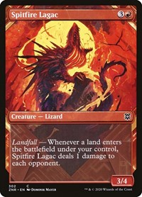 Magic: The Gathering Single - Zendikar Rising - Spitfire Lagac (Showcase) Common/302 Lightly Played