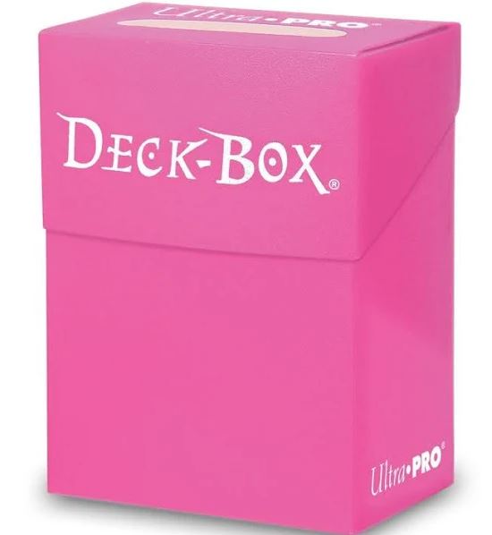 Deck Box: Solid Bright Pink