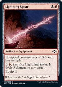 Magic: The Gathering Single - Modern Horizons 2 - Lightning Spear (Foil) - Common/134 Lightly Played