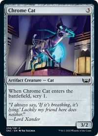 Magic: The Gathering - Streets of New Capenna - Chrome Cat - Common/236 Lightly Played