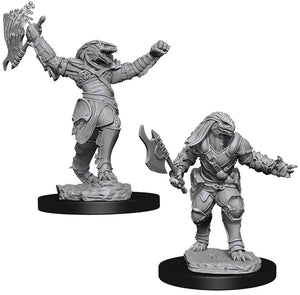 Dungeons & Dragons Nolzur`s Marvelous Unpainted Miniatures: W11 Female Dragonborn Fighter