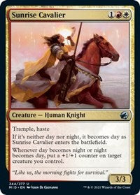 Magic: The Gathering Single - Innistrad: Midnight Hunt - Sunrise Cavalier - Uncommon/244 Lightly Played