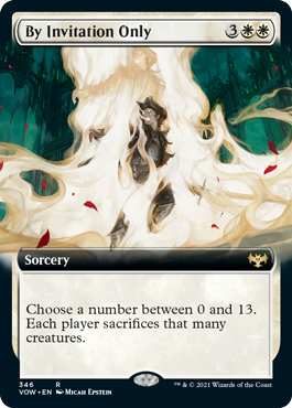 Magic: The Gathering - Innistrad: Crimson Vow - By Invitation Only (Extended Art) Mythic/3346 Lightly Played