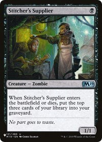 Magic: The Gathering - The List - Stitcher's Supplier Uncommon/121 Lightly Played
